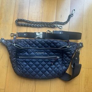 MZ WALLACE Black Crosby Sling W/ 2 additional straps